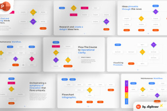 Flowchart PowerPoint Infographic Template